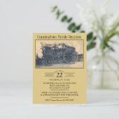  foto familiereünie uitnodiging briefkaart (Staand voorkant)