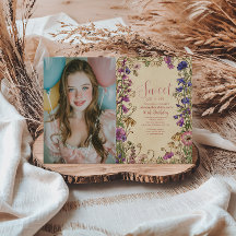 Foto Fantasievolle Bloemrijke Weide Sweet Sixteen