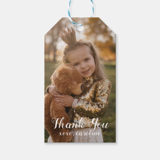 Foto: Favor Tag Cadeaulabel (Voorkant)