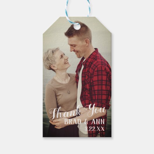 Foto: Favor Tag Cadeaulabel (Voorkant)