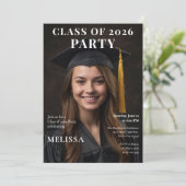 Foto-feest uitnodiging klas 2026 (Staand voorkant)