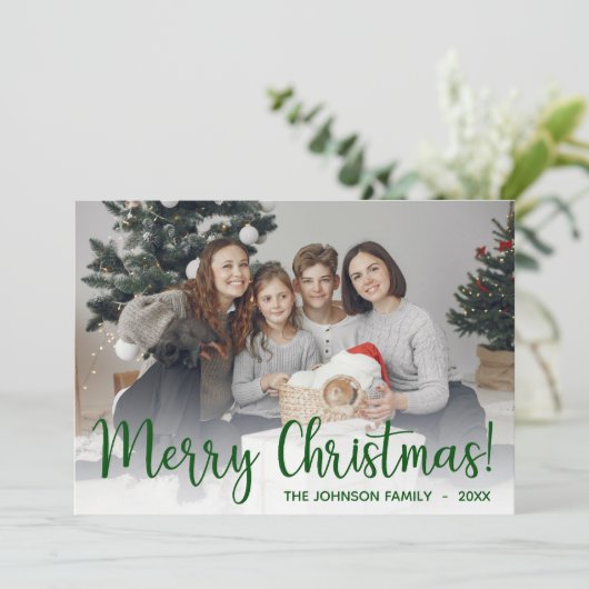 Foto Feestdagenkaart (Staand voorkant)