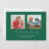 Foto Feestelijke Instagram Kerstvakantie Kaart (Voorkant)