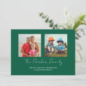 Foto Feestelijke Instagram Kerstvakantie Kaart (Staand voorkant)