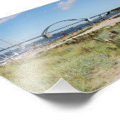 Foto Fehmarnsundbrücke und Fehmarnsund Afdruk (Hoek)