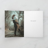 Foto Feliz Aniversario Birthday Kaart (Binnen)