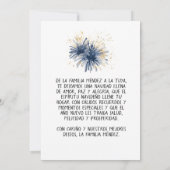 Foto Feliz Navidad & Próspero Año Nuevo Kaart (Achterkant)