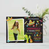 Foto Fiesta-uitnodiging Fiesta-verjaardaguitnodigi Kaart (Staand voorkant)