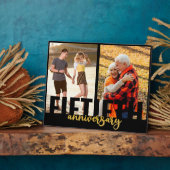 Foto 'Fiftieth Anniversary Oversized Typography 2' Fotoplaat (Zijkant)