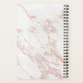 Foto film Strip Faux Pink Marble Persoonlijk Planner (Achterkant)