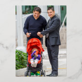 FOTO FIREWORKS GOLD HAPPY NEW YEAR 2023 FOLIE FEESTDAGENKAART (Achterkant)