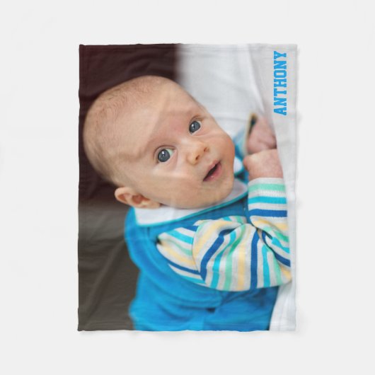 Foto Fleece Deken Voeg uw foto toe (Voorkant)