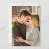 Foto Floral Beige Blush Rozen Gold Sage Weddenscha Kaart (Achterkant)