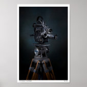 Foto: Focus in Blue Poster (Voorkant)