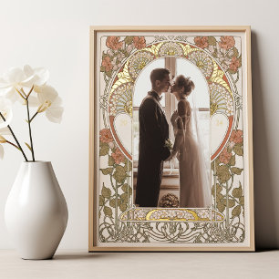 foto Folie Poster Art Nouveau bruiloft