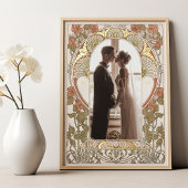  foto Folie Poster Art Nouveau bruiloft