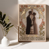  foto Folie Poster Art Nouveau bruiloft