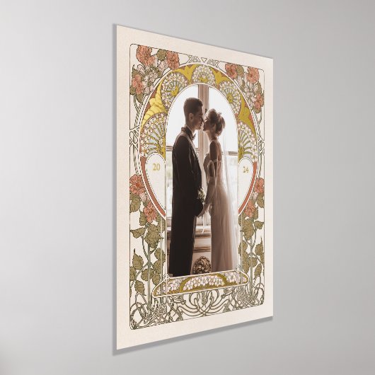 foto Folie Poster Art Nouveau bruiloft (Laagn)