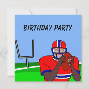  foto football feestuitnodigingen AA Kaart