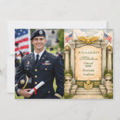 Foto Formele Militair Afstudeerfeest Aankondiging (Voorkant)