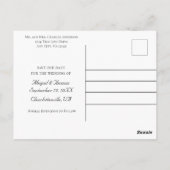 Foto Formele Verloving Wedding Save the date Briefkaart (Achterkant)
