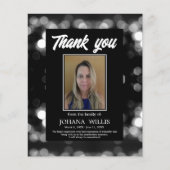 Foto Foto: Funeral Memorial Kaart (Voorkant)