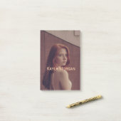 Foto fotograaf ontwerper scan QR-code bedrijf Post-it® Notes (Op bureau)