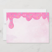 Foto: Fourever Sweet Girl 4e verjaardag Uitnodigin Kaart (Achterkant)