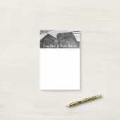 Foto FPPP van een ancestor na-zijn Post-it® Notes (Op bureau)