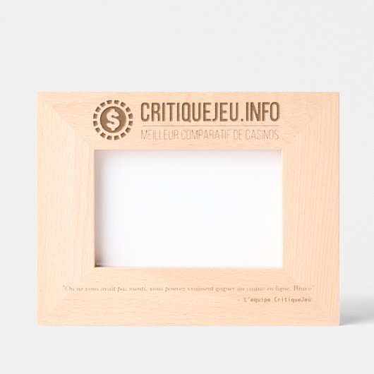 Foto-frame CriticalGame voor deegwaren Gegraveerde Lijstjes (Voorkant)