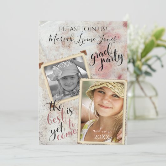  FOTO-frames en nu Afstuderen Kaart (Staand voorkant)