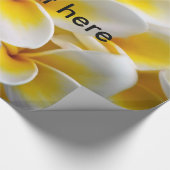Foto Frangipani Plumeria Flower Cadeaupapier (Hoek)