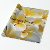 Foto Frangipani Plumeria Flower Cadeaupapier (Uitgerold)