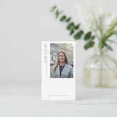 Foto freelance data analyst Visitekaartje (Staand voorkant)