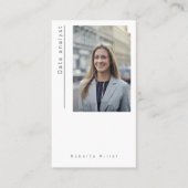 Foto freelance data analyst Visitekaartje (Voorkant)