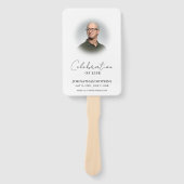 Foto Funeral Celebration of Life Order of Service Handwaaier (Voorkant)