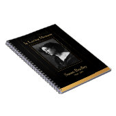 Foto Funeral GuestBook, met gouden leidingen Notitieboek (Rechterzijde)