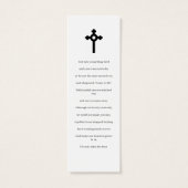Foto: Funeral Memorial Poem Bladwijzer Card Mini Visitekaartjes (Achterkant)