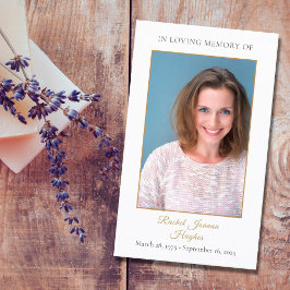 Foto: Funeral Sympathy Memorial Prayer-kaarten Visitekaartje