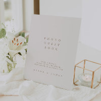 Foto Gastboek Eenvoudig Trouwteken