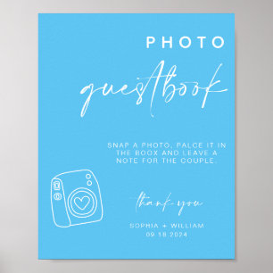 Foto Gastenboek   Huwelijkspolaroid Gastenboek tek Poster