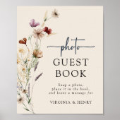 Foto Gastenboek teken Poster (Voorkant)