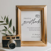 Foto Gastenboek teken Poster