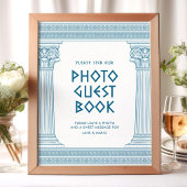 Foto gastenboek teken voor Ancient History event Poster