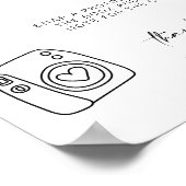 Foto Gastenboek | Trouwbezoekersregister Poster (Hoek)