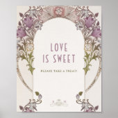 Foto-gastenboek William Morris Lavender Poster (Voorkant)