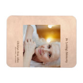 Foto Geachte Onthoud Faux Metallic Effect Magneet (Horizontaal)