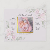 Foto geboorteaankondiging briefkaart (Voorkant)