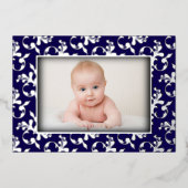 Foto Geboorteaankondiging Folie Kaart (Voorkant)