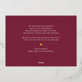 Foto Geboorteaankondiging Foliekaart Folie Feestdagenkaart (Achterkant)